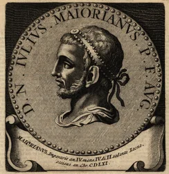 Portrait of Roman Emperor Majorian