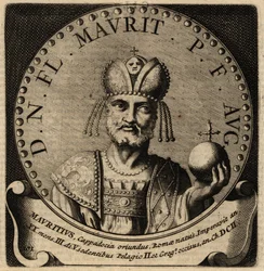Portrait of Roman Emperor Maurice