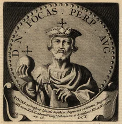 Portrait of Roman Emperor Phocas