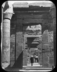Temple entrance, Kom Ombo, Egypt, c1890