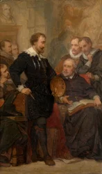 Peter Paul Rubens in His Studio