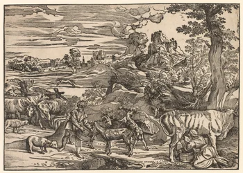 Landscape with a Milkmaid