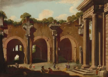 The Basilica of Constantine with a Doric Colonnade