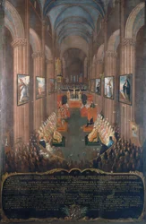 Opening Session of the Council of Trent in 1545 (detail)