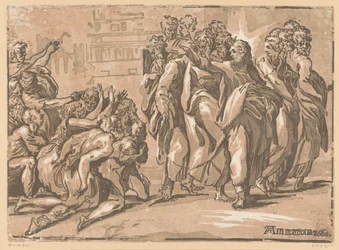 Christ Healing Lepers