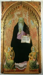 St. Anthony Abbot Holding the Book of the Antonites, 1371