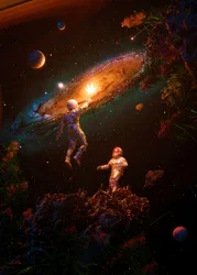 Astronauts Cosmic Leaf