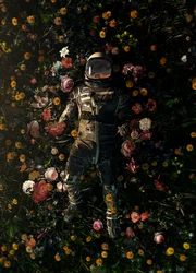 Cosmic Floral Dream