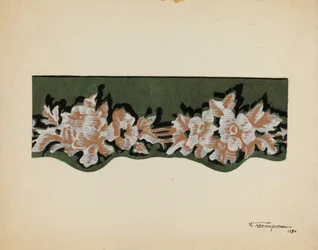 Wall Paper Border, 1936