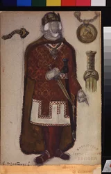 Costume Design for the Opera Tristan and Isolde by Richard Wagner