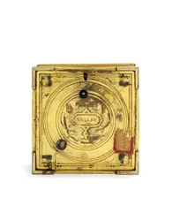 Elizabeth I engraved striking horizontal table clock, c.1590-1600