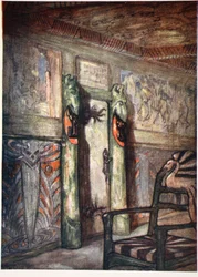 Room by Munthe at Holmencollen, 1905