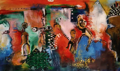 Vibrant Abstract People