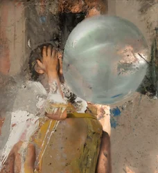 Bubble VI (Sitting Girl)