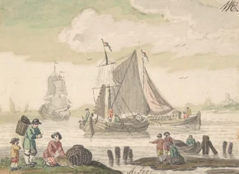 Seascape with Six Figures in the Foreground
