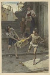 Street Scene in an Italian City
