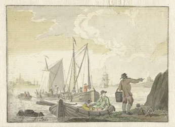 River View with Ships