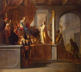 Queen of Sheba before Solomon, 1640s