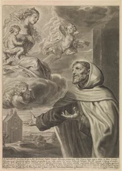 Saint Agabus of Jerusalem Worships Mary