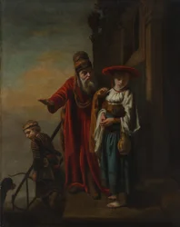 Abraham Dismissing Hagar and Ishmael