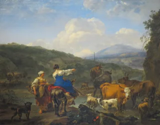 Cattle at a Watering Place