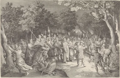 Kiss of Judas and arrest of Christ