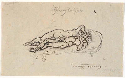 Odysseus and Calypso, Lying Naked on a Bed
