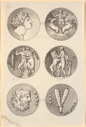 Six Representations of Antique Medals