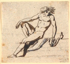 Seated Male Model
