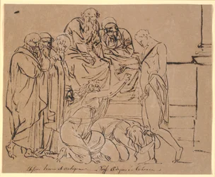 Theseus Pleaded by Ismene and Antigone. After Sophocles