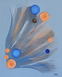 Dynamic Blue Orange Spheres