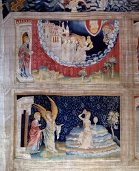 Curtain of Revelation (1373-1383) No. 64: An Angel Shows John the Condemnation of Babylon