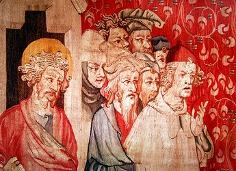 Men Listening to the Angel Predicting their Torture (detail), from 