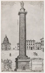 Speculum Romanae Magnificentiae: Column of Trajan, 1589