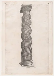 Grotesque Winding Column in St. Peter