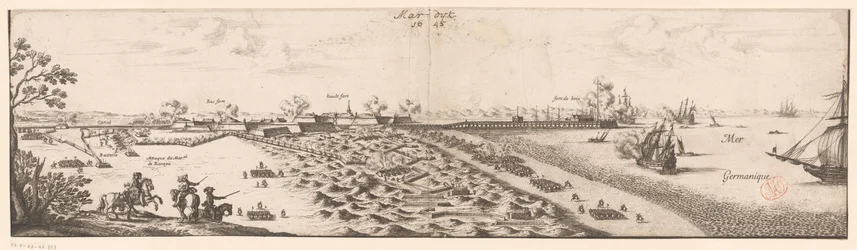Map of Mardijk, 1645