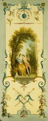 Three Decorative Panels with Allegories of Winter, Summer and Autumn