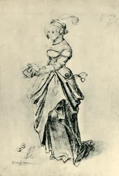 Young woman, early 16th century, 1943