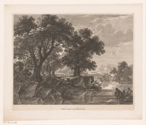 Three Men by a River