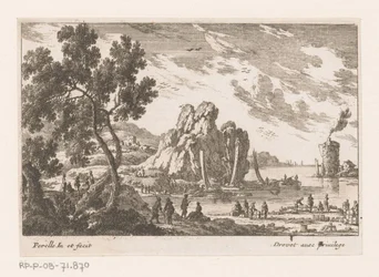 Coastal Landscape with Tower