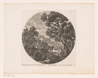 Landscape with Walkers and Shepherds with Flock