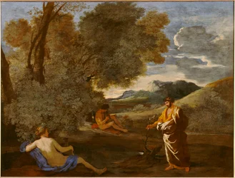 Midas Transforming an Oak Branch into Gold, formerly known as Numa Pompilius and the Nymph Egeria