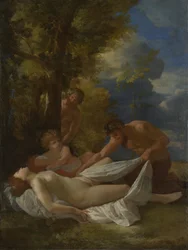 Nymph with Satyrs
