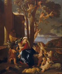 The Holy Family with Saint John the Baptist