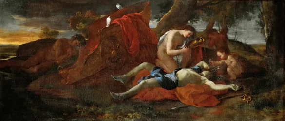 Venus mourns Adonis