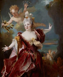 Portrait of Marie Anne de Châteauneuf, called Mademoiselle Duclos, in the role of Ariadne