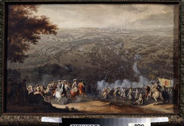 The Battle of Poltava on 27 June 1709