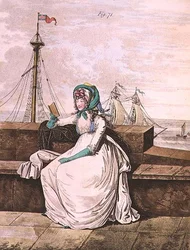 Morning dress, fig. 71 from Nikolaus Heideloff