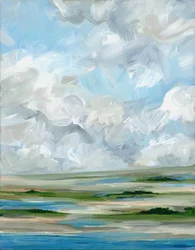 Cloudy Marsh Serenity