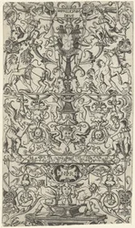 Fragment of ornament panel with Mars (series title: Ornament Panels)